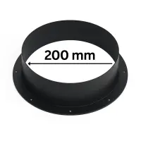 PVC Connection Flange Ø 200 mm for Ventilation...