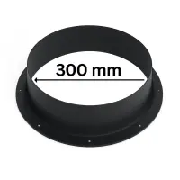 PVC Connection Flange Ø 300 mm for Ventilation...