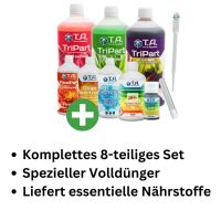 T.A. 8-Teiliges Dünger Set XL Tripak – Grow Nährstoff Kit