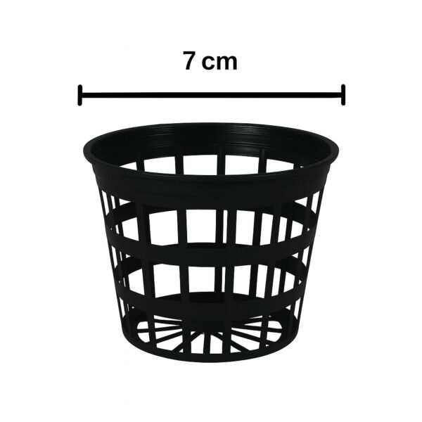 Gitternetztopf 7 cm – Hydroponik Gittertopf