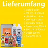 Hesi 9-Piece XL Coco Nutrient Set – Coconut Fertilizer Set