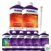 Plagron 8-Piece Coco XL Fertilizer Set – Coconut...