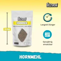 Bio2Grow Horn Meal 250g – Organic Nitrogen Fertilizer