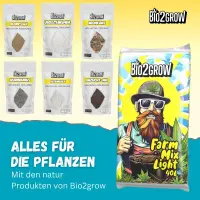 Bio2Grow Pflanzkohle 1 Liter – Bodenzusatz...