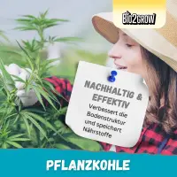 Bio2Grow Pflanzkohle 2 Liter – Bodenzusatz...