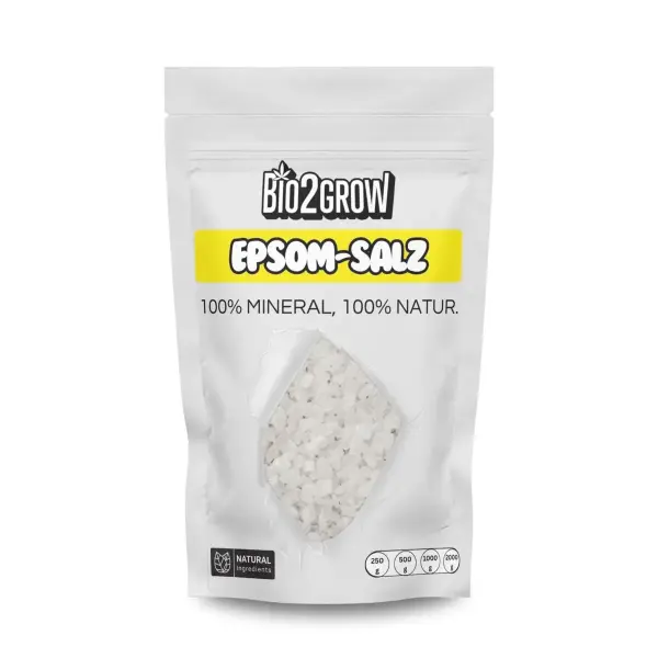 Bio2Grow Epsom-Salz 1 Kg – Magnesiumsulfat Pflanzenstärkung
