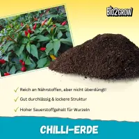 Bio2Grow Chilli-Erde 2 Liter – Spezialerde Chilizucht