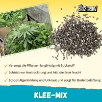 Bio2Grow Klee-Mix 50 Gramm – Bodenverbesserer Gründünger