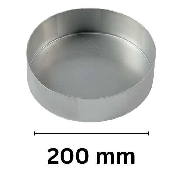 200 mm Metal Pipe Cap