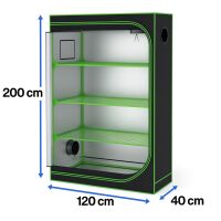 Dark Box Grow Zelt 120x40x200 cm – Propagator...