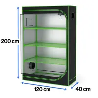 Dark Box Grow Zelt 120x40x200 cm – Propagator...