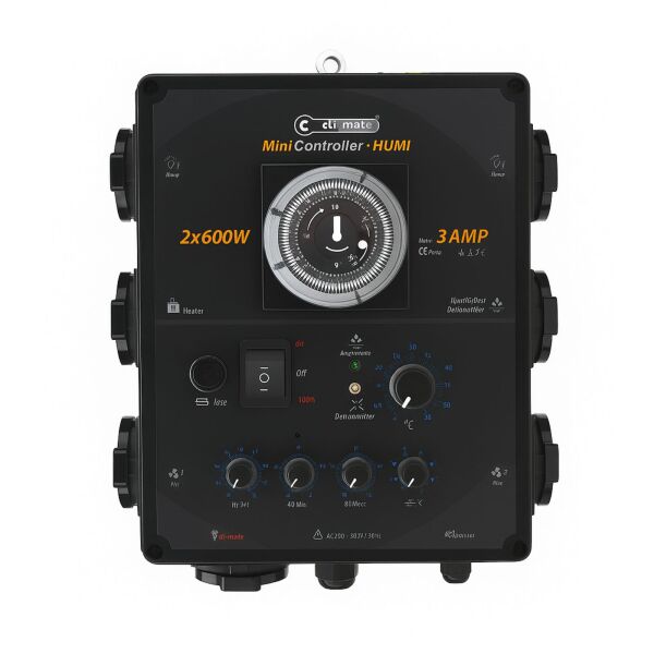 Cli-Mate Mini Humi Controller 2x600W + 3A - Klimasteuerun Grow