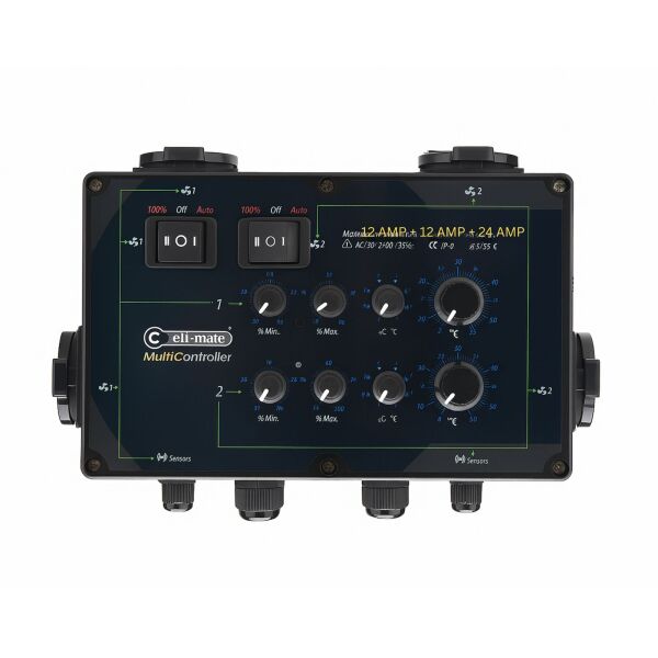 Cli-Mate Multi-Controller 12A + 12A - Klimasteuerung Grow