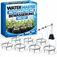 Water Master Drip Irrigation 9-Piece Set - Automatic...
