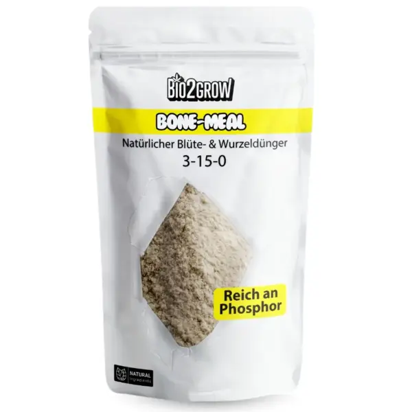 Bio2Grow Bonemeal 500 Gramm - Natürliche Phosphor- & Kalziumquelle
