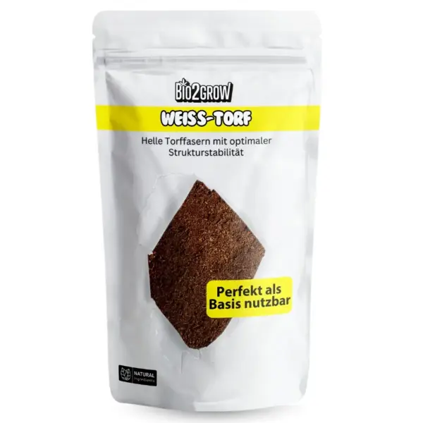 Bio2grow Weißtorf 10 Liter – Hochwertiger Torf für Erde