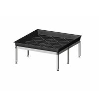 Grow Tisch 60x60x25 cm - Fließtisch Hydroponisch