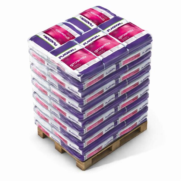 Plagron Growmix 50 Liter Palette 60 Stück – Universalerde für Wachstum