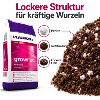 Plagron Growmix 50 Liter Palette 60 Stück – Universalerde für Wachstum