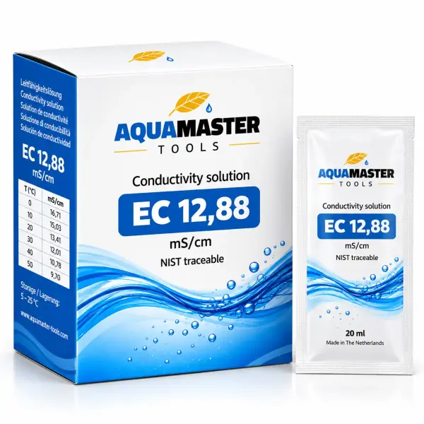Aqua Master Eichlösung EC 12,88 20 ml - Kalibrierlösung