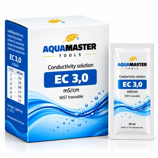 Aqua Master Eichlösung EC 3,0 20 ml - Kalibrierlösung