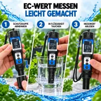 Aqua Master E60 PRO2 EC-Messgerät - Grow Anbau