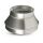Reduzierstück 100/125 mm Metall - Lüftungskanal Adapter