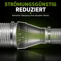 Reducer Piece 250/300 mm Metal - Duct Adapter