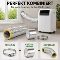 Isolierter Abluftschlauch 160 mm – Extra leise & thermisch isoliert