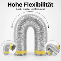 Isolierter Abluftschlauch 300 mm – Extra leise & thermisch isoliert