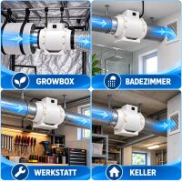 Grow Exhaust Basic 100 mm - 145-187 m³/h 2-Stage